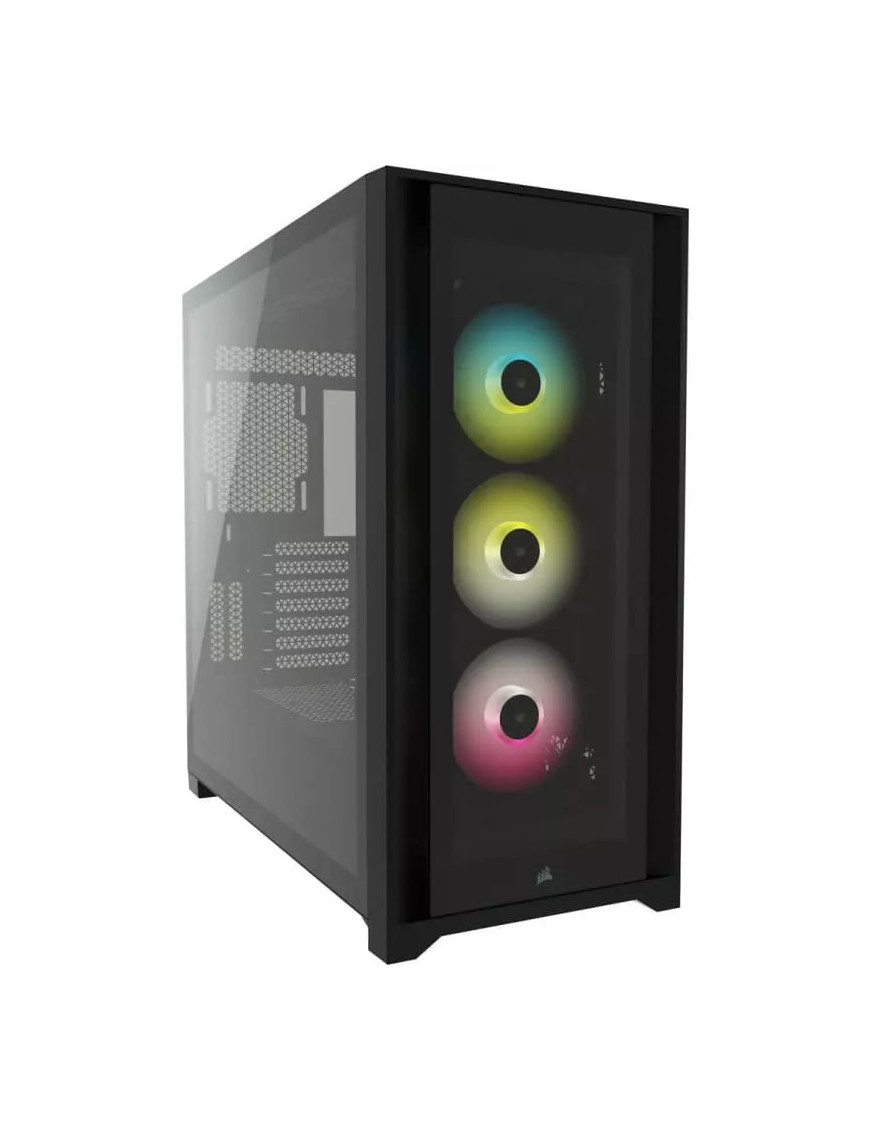 Carcasa PC CORSAIR iCUE 5000X, Fara sursa, RGB, Black