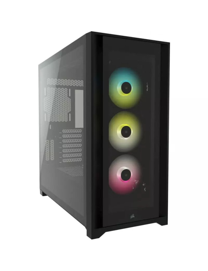 Carcasa PC CORSAIR iCUE 5000X, Fara sursa, RGB, Black