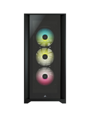 Carcasa PC CORSAIR iCUE 5000X, Fara sursa, RGB, Black
