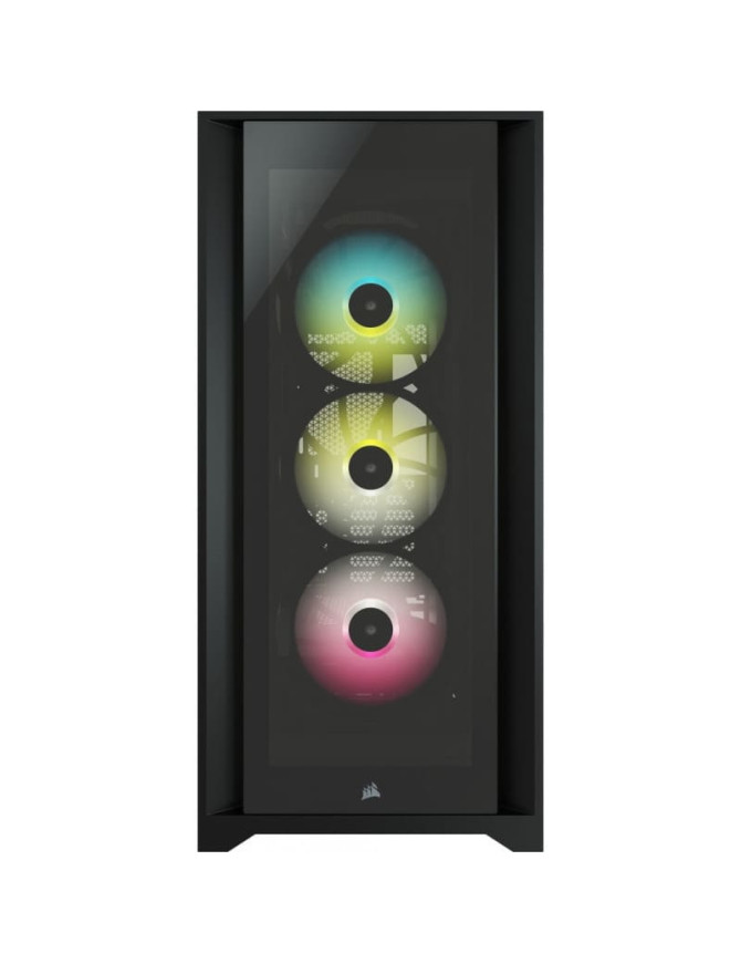 Carcasa PC CORSAIR iCUE 5000X, Fara sursa, RGB, Black
