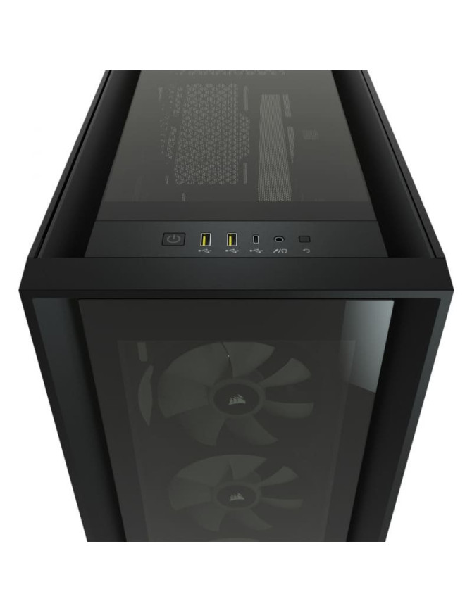 Carcasa PC CORSAIR iCUE 5000X, Fara sursa, RGB, Black