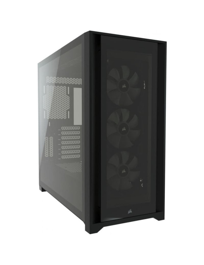 Carcasa PC CORSAIR iCUE 5000X, Fara sursa, RGB, Black