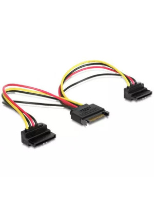 Cablu de date GEMBIRD CC-SATAM2F-02, 1x SATA 15 pin - 2x SATA HDD, 0.15m