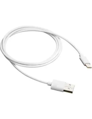 Cablu de date Canyon CNE-USBC1W, Type-C, 1m, Alb