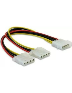 Cablu alimentare LOGILINK CP0001, Molex tata - 2 x Molex mama, 20 cm
