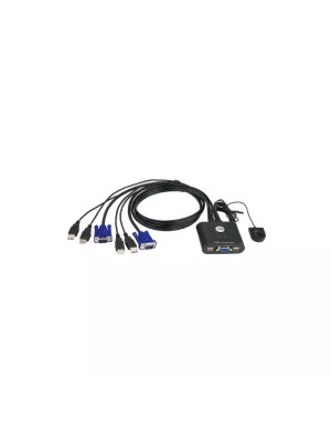 Switch KVM ATEN CS22U-A7, USB/VGA, Negru