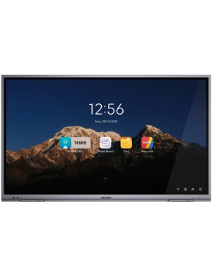 Display interactiv HIKVISION DS-D5B65RB/C, 4K 65", Procesor Cortex A72 + A53, Stocare 64GB, 4GB RAM, Android 11, Gri