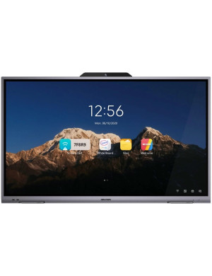 Display interactiv HIKVISION DS-D5B75RB/D, 4K 75", Procesor Cortex A72 + A53, Stocare 64GB, 4GB RAM, Android 11, Gri