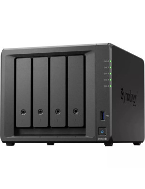 NAS SYNOLOGY DS923+, AMD® Ryzen™ R1600, 4GB RAM, USB/LAN, 4 Unitati de stocare suportate, Black
