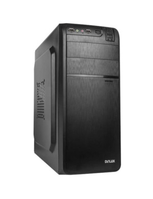 Carcasa PC DELUX DW600, Cu sursa 500W, Black
