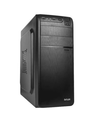 Carcasa PC DELUX DW600+23MS V2, Sursa 500W, Black