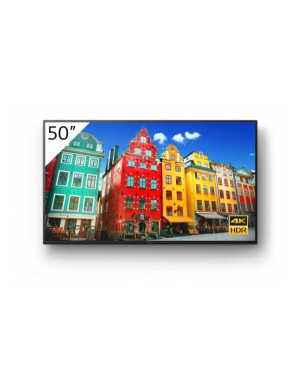Display SONY Bravia FW-50BZ30J, 4K 50", 20 Puncte Atingere, Procesor 4K HDR Processor X1, Stocare 16GB, Android 10, Negru