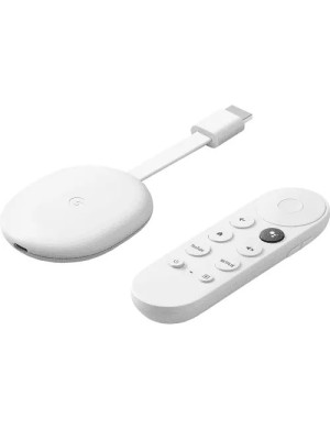 Adaptor streaming GOOGLE Chromecast TV GA01919-US, 4K, HDMI, White