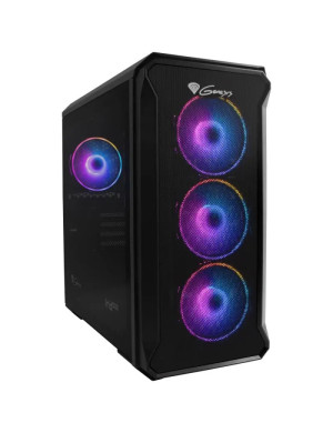 Carcasa GENESIS Irid 503, Fara sursa, ARGB Micro, Black