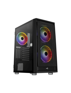 Carcasa AEROCOOL GRAPHITE-G-BK-V2, Fara sursa, Black