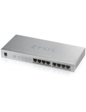 Switch ZYXEL GS1008HP, 8 porturi, 10/100/1000 Mbps, Gri