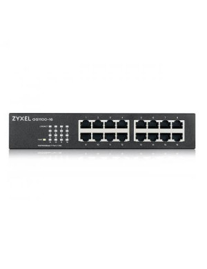 Switch ZYXEL GS1100-16 v3,16 porturi, 10/100/1000 Mbps, Negru