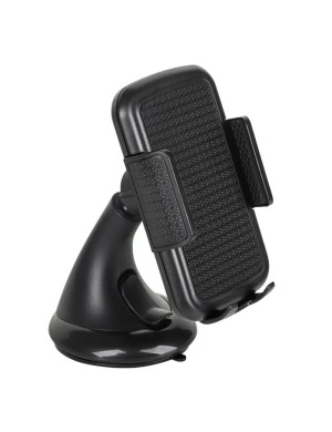 Suport auto OEM GSM0802B, Fixare cu ventuze, Black