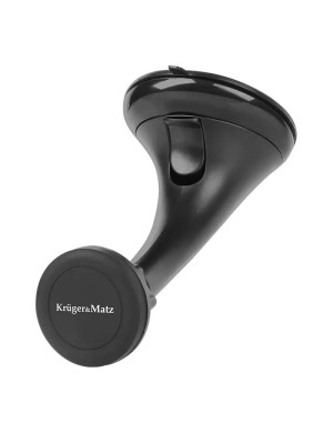 Suport auto KRUGER & MATZ KM1364, Fixare cu ventuze, Black