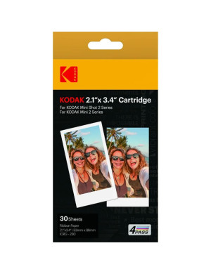 Hartie KODAK Cartus ICRG-230 Instant Foto Film KOICRG230P30, 54 x 86 mm, Semi-Glossy, 30 coli