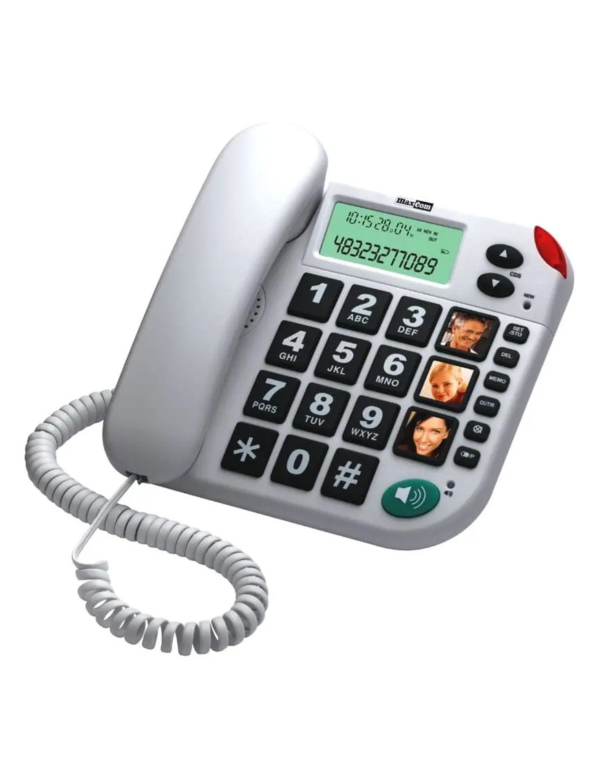 Telefon Fix Dect MAXCOM KXT480, White