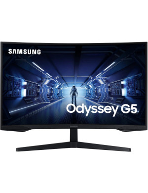 Monitor LED Gaming SAMSUNG Odyssey G5 G55T LC27G55TQBUXEN, 27", QHD, 144 Hz, Black