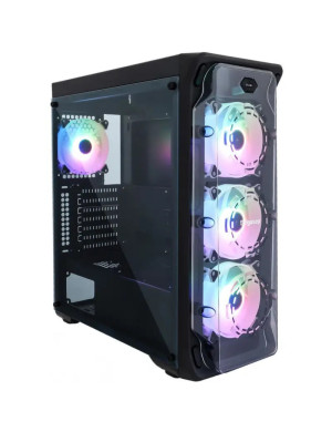 Carcasa SEGOTEP LUX II, RGB, Fara sursa, Black