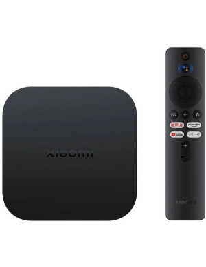 Media Player XIAOMI TV Box S 2nd Gen, Google TV, 4K, Chromecast, HDMI, USB, Wi-Fi, negru