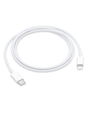 Cablu date APPLE MM0A3ZM/A, Lightning-USB-C, 1m, Alb