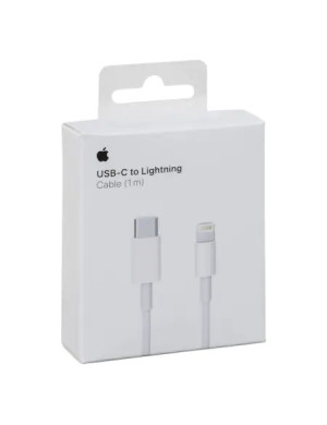 Cablu de date APPLE MQGJ2ZM/A, USB Type-C - Lightning, 1 m, alb