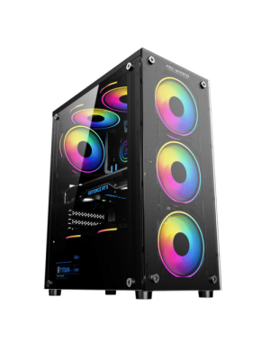 Carcasa PC PRO GAMING ELEMENT, Fara sursa, Black