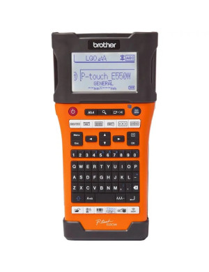 Imprimanta BROTHER PTE550WVPVT1, Termica, Monocrom, USB/Wi-Fi, Portocaliu