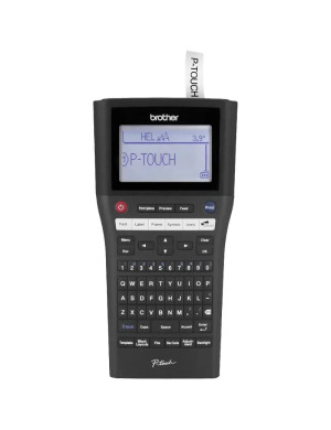 Imprimanta de etichete BROTHER PTH-500, LCD, Tastatura QWERTY, Negru