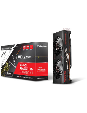 Placa video SAPPHIRE Radeon RX 6700 XT Pulse 11306-02-20G, 12GB, GDDR6, 192-bit