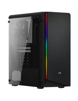 Carcasa PC AEROCOOL Rift RIFT-BK, Fara sursa, RGB, Black