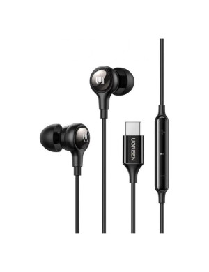 Casti cu fir UGREEN EP103, USB-C, Black