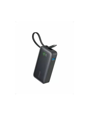 PowerBank ANKER Nano 545 A1259G11, 10000mAh, 30 W, USB-C, USB-A, USB-C incorporat, Negru