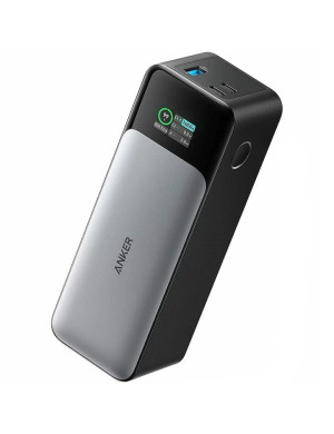 PowerBank ANKER 737 A1289011, 24000 mAh, 140 W, GaN Prime, Smart Digital Display, USB-C, USB, Black/Gray