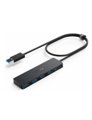 Hub USB ANKER Slim A7516016, 4 x USB-A 3.0, Black