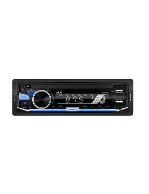 Radio FM, MP3 Player auto AKAI ACP-300, Dual USB, USB/MIC/SD, AUX, Bluetooth, Negru
