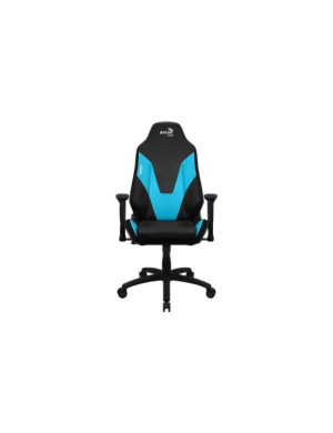Scaun gaming AEROCOOL ADMIRAL-BB, Piele sintetica, max. 150kg, Negru-Albastru
