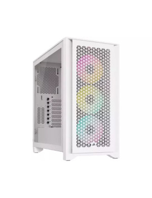 Carcasa PC CORSAIR iCUE 4000D Airflow, Fara sursa, True White