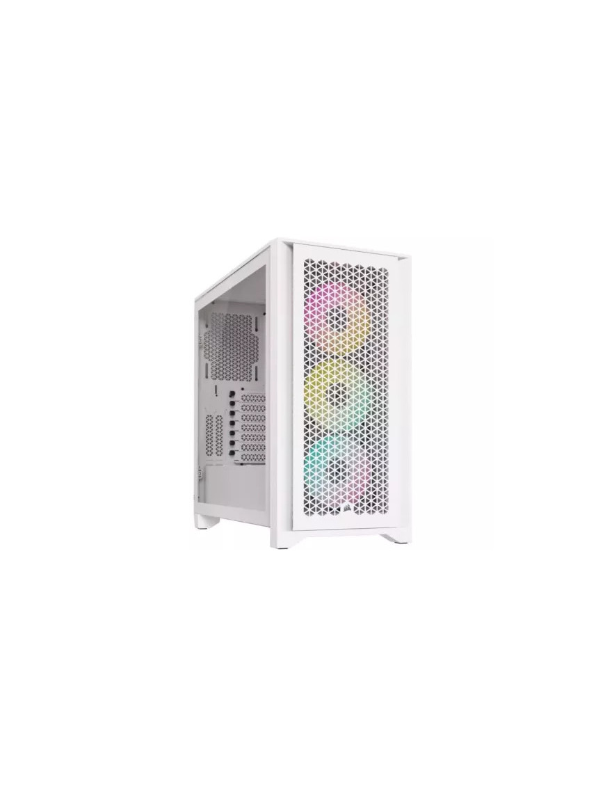 Carcasa PC CORSAIR iCUE 4000D Airflow, Fara sursa, True White