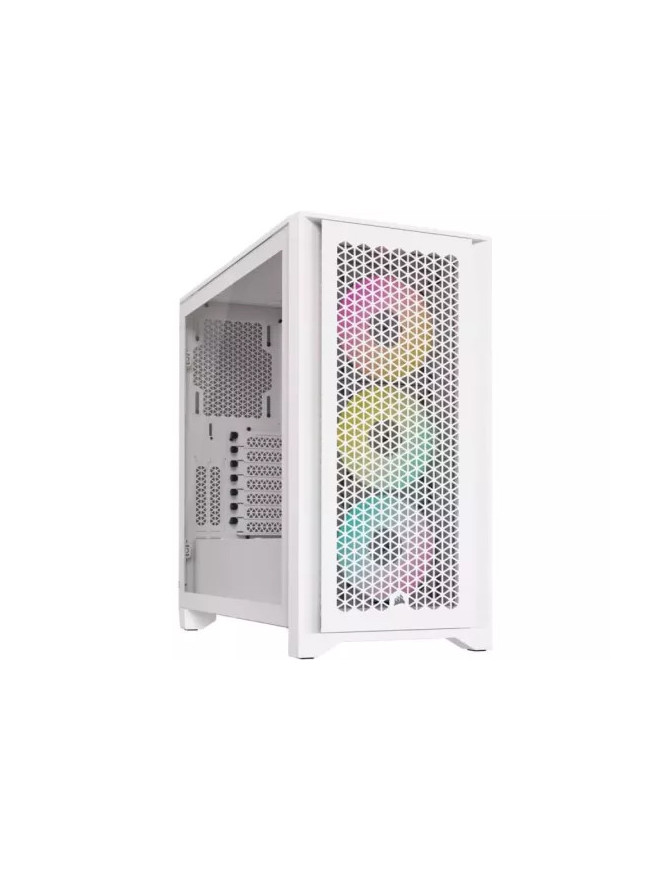 Carcasa PC CORSAIR iCUE 4000D Airflow, Fara sursa, True White