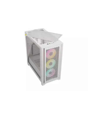 Carcasa PC CORSAIR iCUE 4000D Airflow, Fara sursa, True White