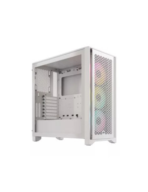 Carcasa PC CORSAIR iCUE 4000D Airflow, Fara sursa, True White