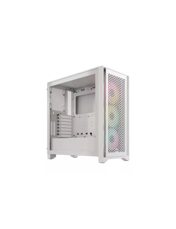 Carcasa PC CORSAIR iCUE 4000D Airflow, Fara sursa, True White