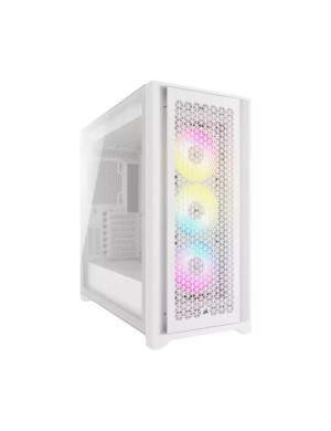 Carcasa PC CORSAIR iCUE 5000D Airflow True, Fara sursa, RGB, White
