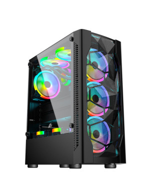 Carcasa PC 1ST PLAYER DK-D4, Middle-Tower, Fara sursa, Black