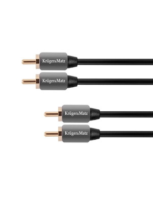 Cablu KRUGER & MATZ KM0305 2RCA - 2RCA, 1.8 m